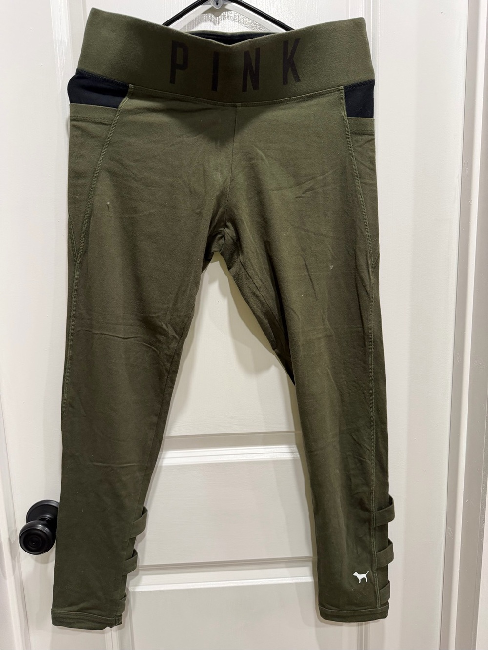 PINK Victoria's Secret Olive Green leggings